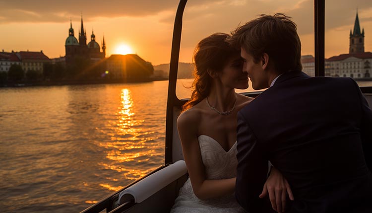 wedding boat prague